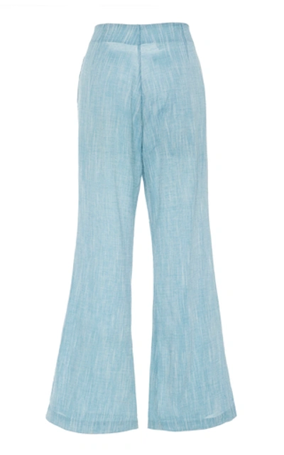 Shop Alix Of Bohemia Limited Edition Frances Cornflower Pants In Blue