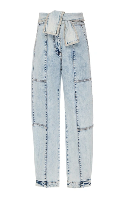 Shop Ulla Johnson Storm Acid Wash High-rise Jeans In Light Wash