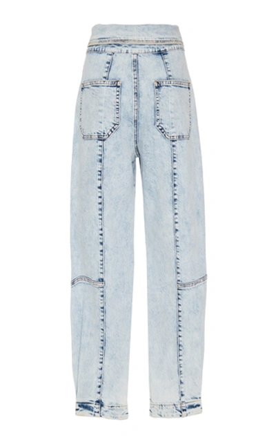 Shop Ulla Johnson Storm Acid Wash High-rise Jeans In Light Wash