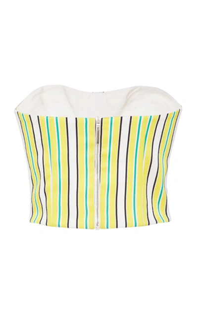 Shop Alexis Summer Striped Bustier Top