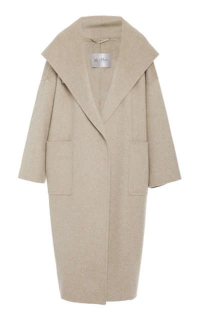 Shop Max Mara Marilyn Belted Cashmere Coat In Tan