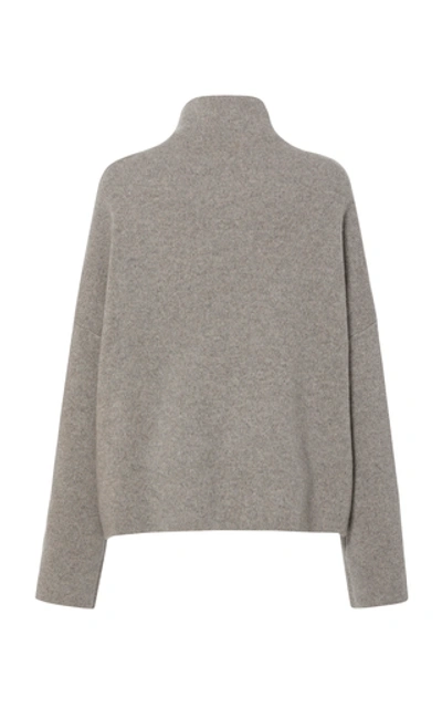 Shop Vince Wool-cashmere Sweater In Grey