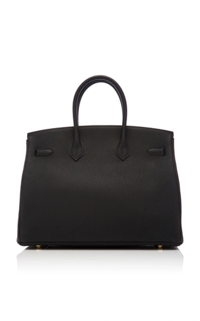 Shop Hermã¨s Vintage By Heritage Auctions Hermès 35cm Black Togo Leather Birkin