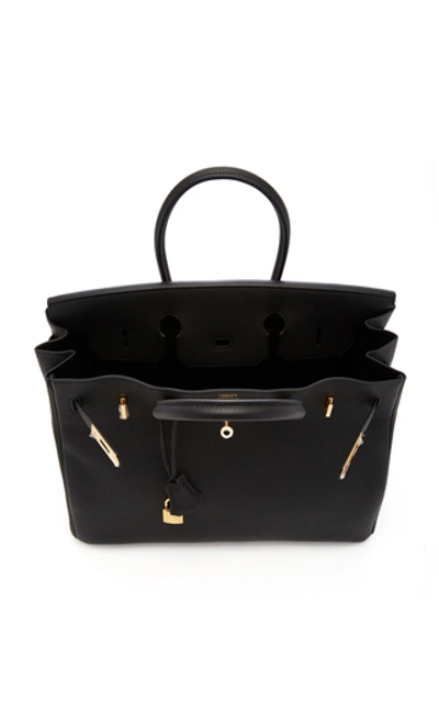 Shop Hermã¨s Vintage By Heritage Auctions Hermès 35cm Black Togo Leather Birkin