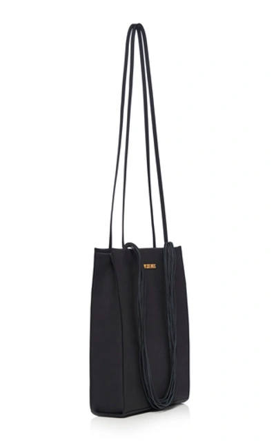 Shop Jacquemus Le A4 Leather Tote    In Black