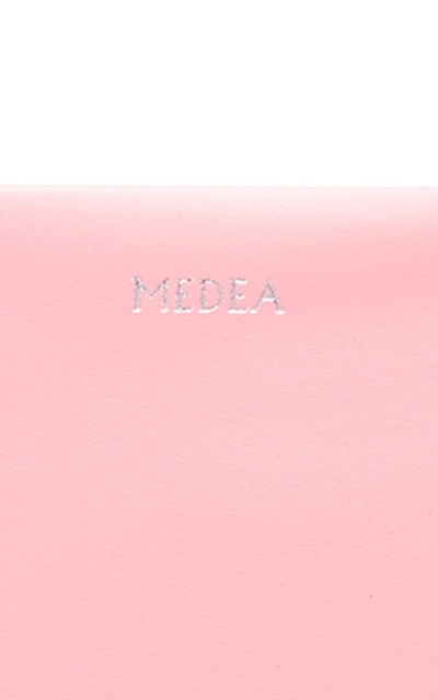 Shop Medea Prima Venti Leather Tote   In Pink