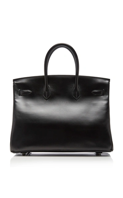 Shop Hermã¨s Vintage By Heritage Auctions Hermès 35cm So Black Calf Box Leather Limited Edition "so Black" Birkin