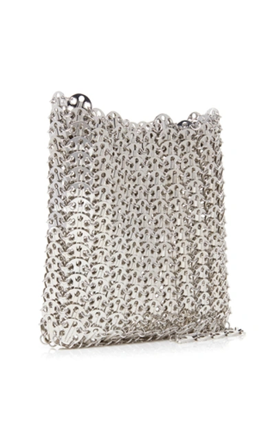 Shop Rabanne 1969 Brass Hardware Bag In Silver