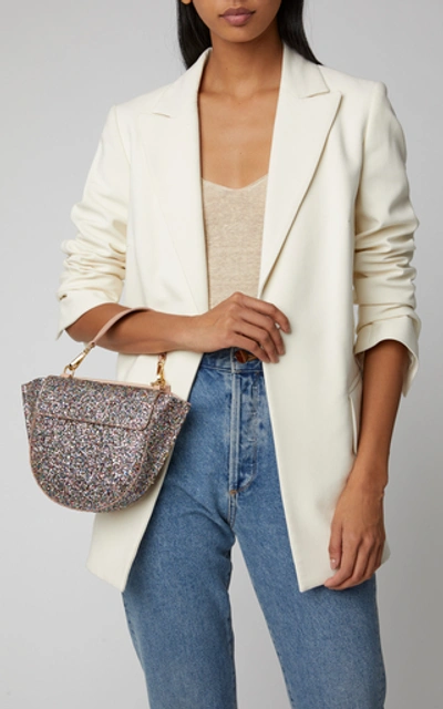 Shop Wandler Hortensia Mini Leather Bag In Multi