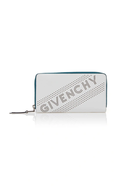 Shop Givenchy Emblem Wallet  In White