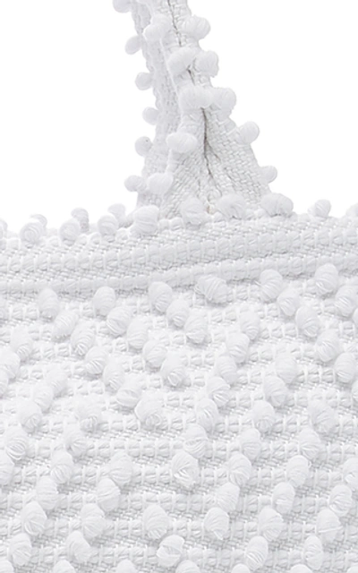Shop Antonello Capriccioli Medium Cotton Tote In White