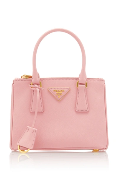 Prada Galleria Saffiano Leather Mini-bag, Women, Petal Pink in 2023