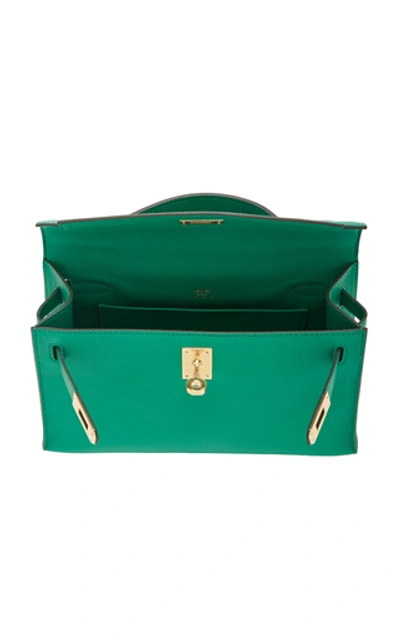 Shop Hermã¨s Vintage By Heritage Auctions Hermès Vert Vertigo Swift Leather Kelly Pochette In Green