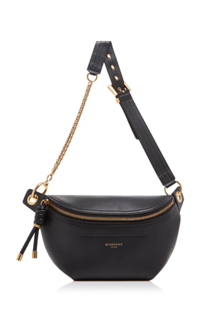 Shop Givenchy Whip Leather Belt Bag In Black