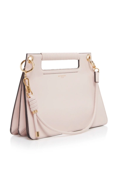 Shop Givenchy Whip Small Leather Shoulder Bag In Pink