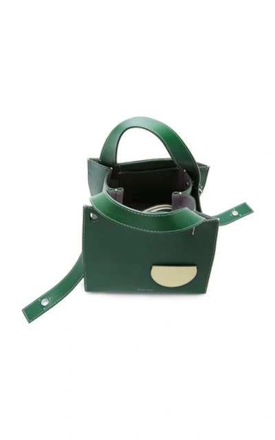 Shop Danse Lente Margot Leather Tote  In Green