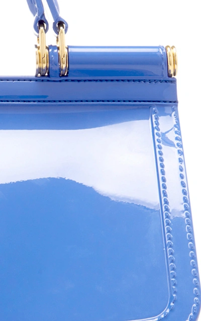 Shop Dolce & Gabbana Sicily Pvc Tote In Blue