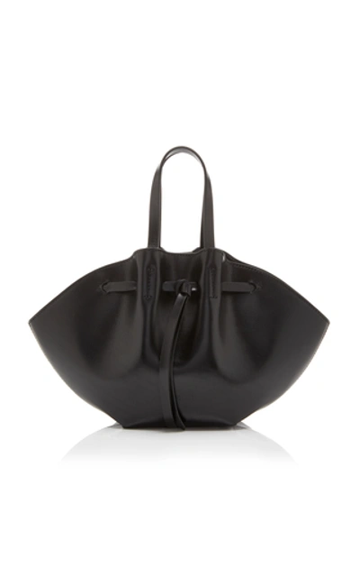Shop Nanushka Lynne Mini Leather Bag In Black