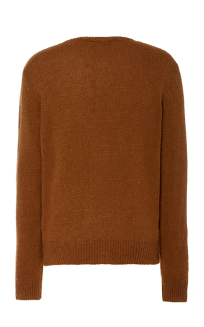 Shop Ralph Lauren Cashmere Silk Sweater In Brown