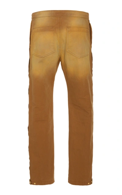 Shop Fear Of God Tearaway Cotton-canvas Work Pants In Brown