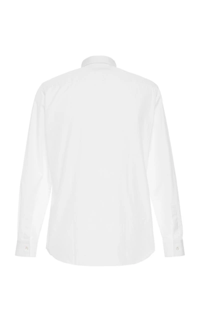 Shop Givenchy Cotton-poplin Button-up Shirt In Multi