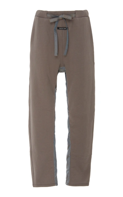 Shop Fear Of God Cotton-terry Sweatpants In Grey