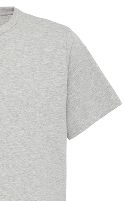 Shop Frame Cotton-jersey T-shirt In Grey