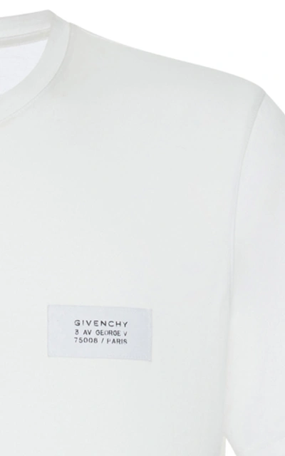 Shop Givenchy Cotton-jersey T-shirt In White