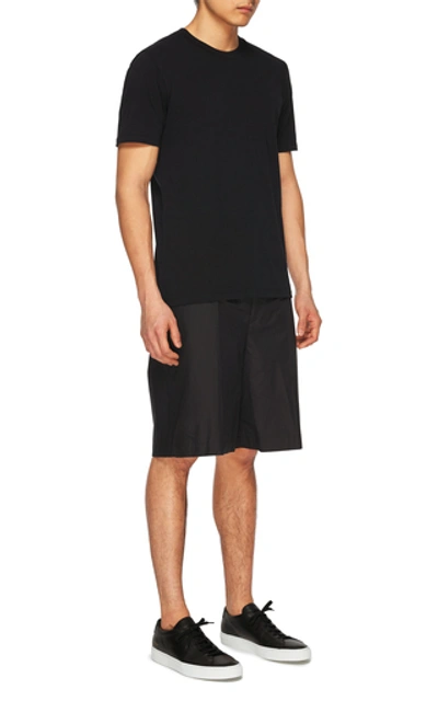 Shop Jil Sander Sebastian Cotton-twill Shorts In Navy