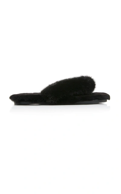 Shop Alexander Wang Motel Mink Sandals In Black