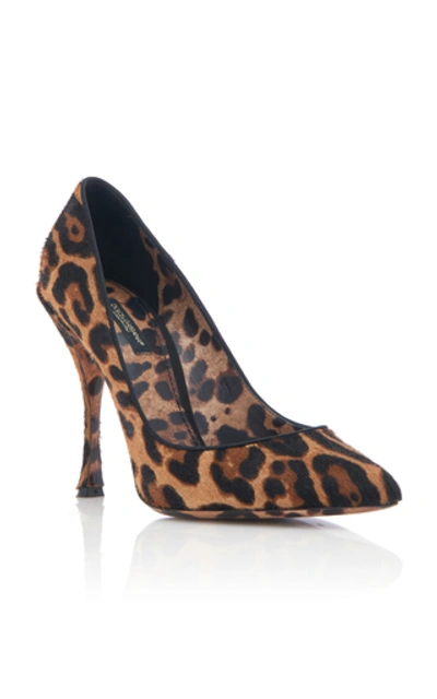 Shop Dolce & Gabbana Printed Leather Pumps In Animal