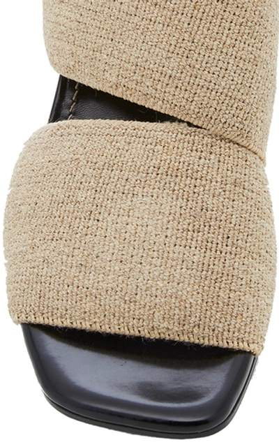 Shop Proenza Schouler Linen Sandals In Neutral