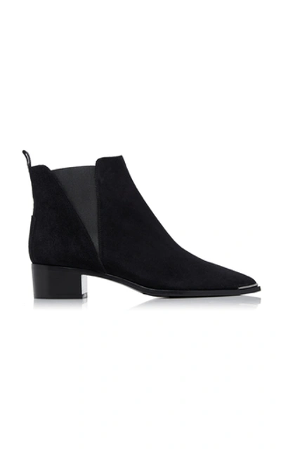 Shop Acne Studios Jensen Suede Ankle Boots In Black