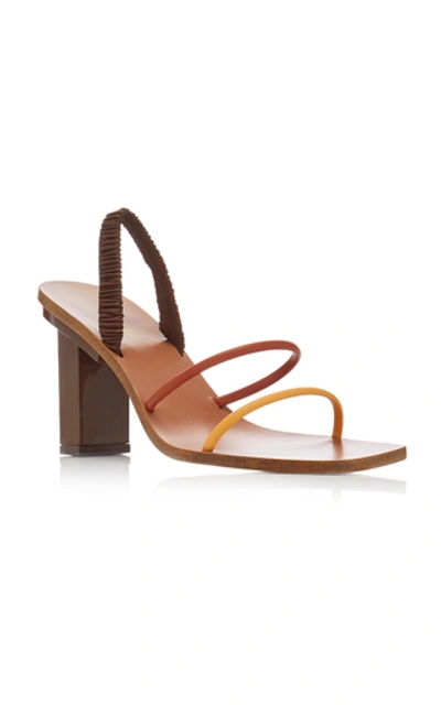 Shop Cult Gaia Kaia Leather Sandals In Brown
