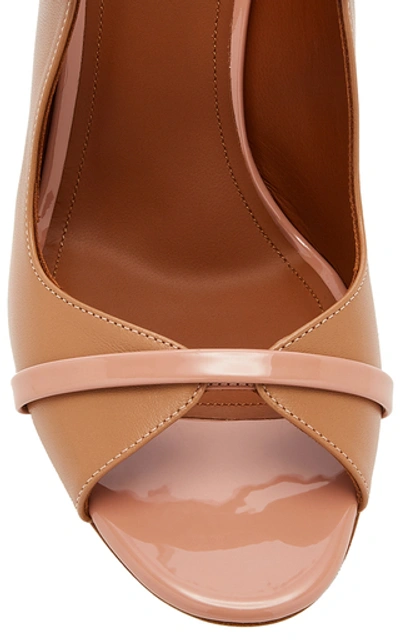 Shop Malone Souliers Norah Luwolt Leather Sandals In Neutral