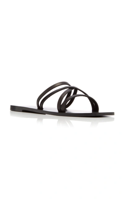 Shop A.emery Riley Leather Sandals In Black