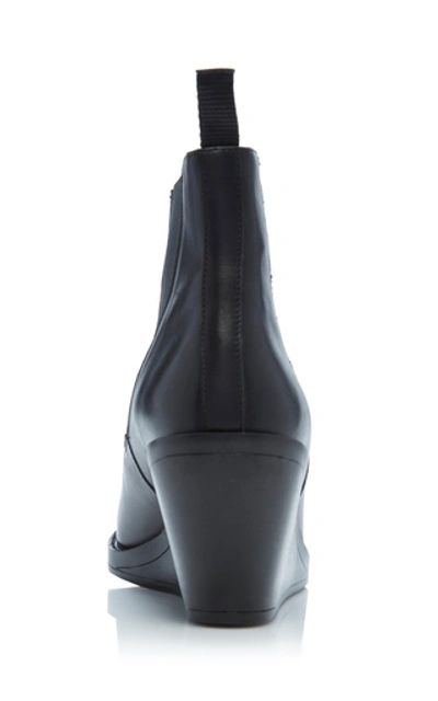 Shop Acne Studios Bleeker Leather Ankle Boots In Black
