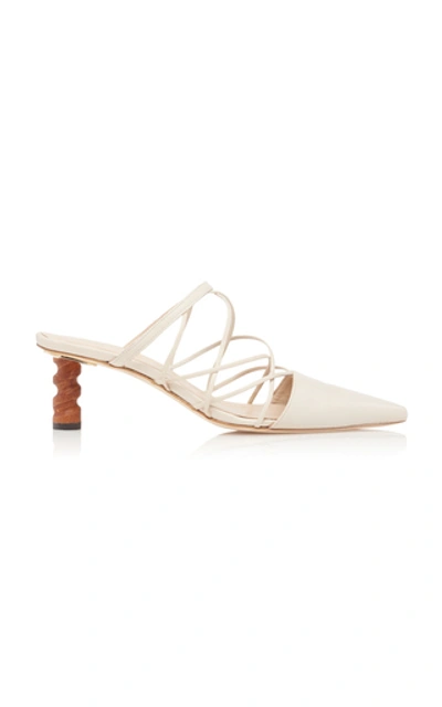 Shop Rejina Pyo Lisa Leather Mules In White