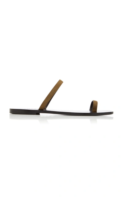 Shop A.emery Kin Suede Sandals In Green