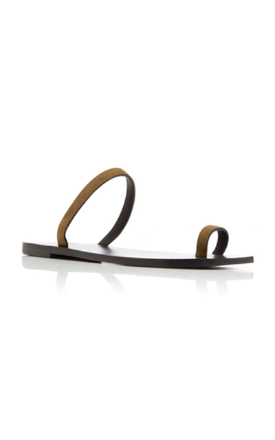 Shop A.emery Kin Suede Sandals In Green