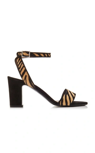 Shop Tabitha Simmons Leticia Printed Leather Sandals In Animal