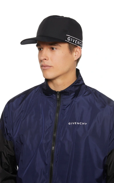 Shop Givenchy Logo-trimmed Baseball Cap  In Black
