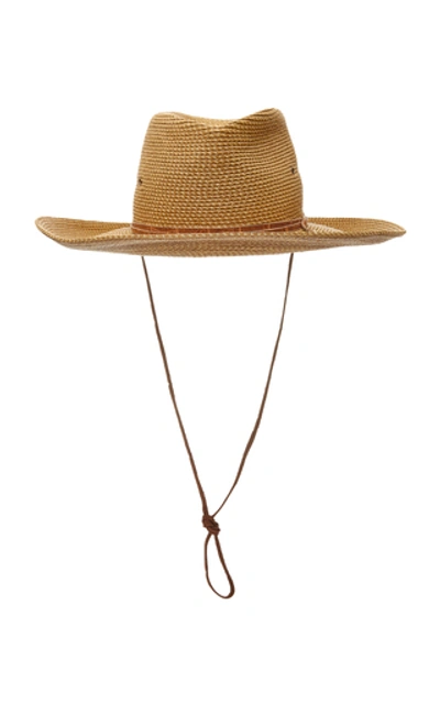 Shop Eric Javits Archeologist Wide-brimmed Straw Hat In Neutral