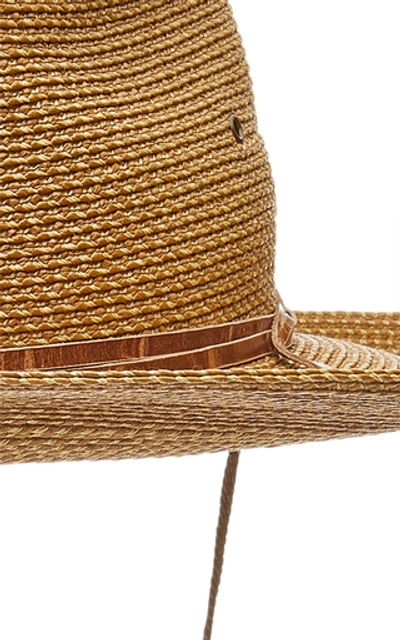Shop Eric Javits Archeologist Wide-brimmed Straw Hat In Neutral