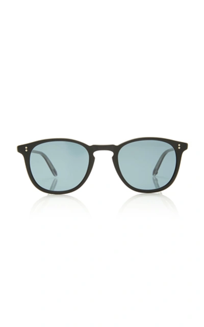 Shop Garrett Leight Kinney Square-frame Acetate Sunglasses In Black