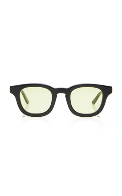 Shop Thierry Lasry Monopoly Acetate Square-frame Sunglasses In Yellow