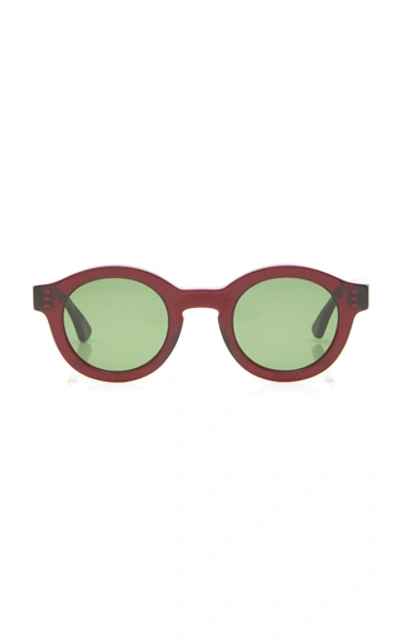 Shop Thierry Lasry Olympy Acetate Square-frame Sunglasses In Red