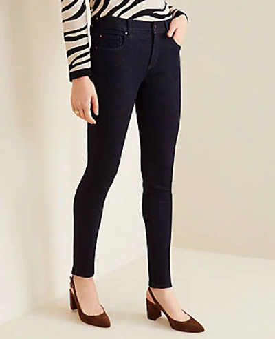 Shop Ann Taylor Sculpting Pocket Skinny Jeans In Classic Rinse Wash