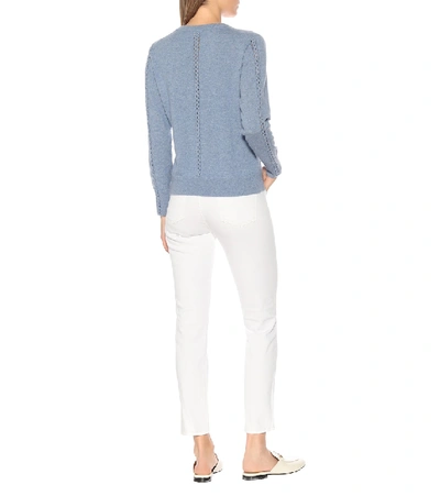 Shop Altuzarra Phillmore Cashmere Sweater In Blue