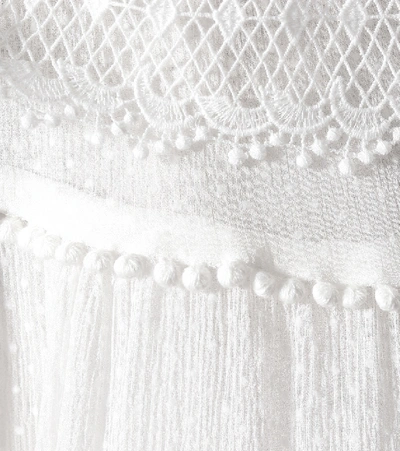 Shop Zimmermann Suraya Silk Dress In White